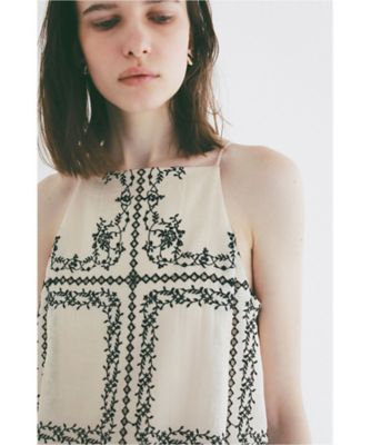 EMBROIDERY LACE CAMI ALL IN ONE
